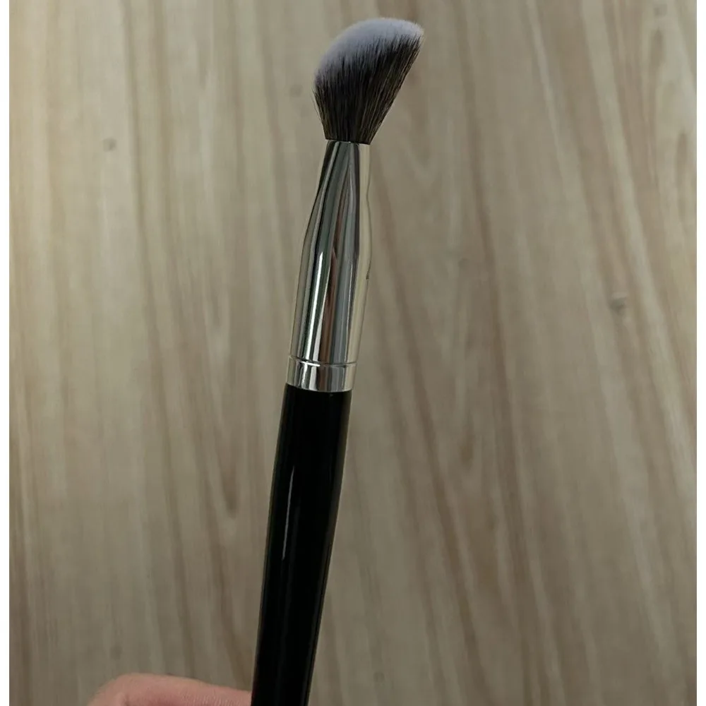 1/2/3Pcs Set 47 Professional Foundation Brush Angled Cosmetic Tool for Liquid Cream Blending Blush and Eye Shadow - Broom Design