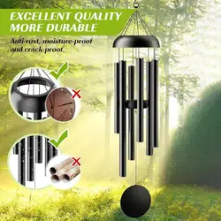 Outdoor Wind Chimes Large Aluminium Wind Chimes 36 Inches Zen Atmosphere Amazing Friend Gift Graceful Deep Tone Unisex Gift