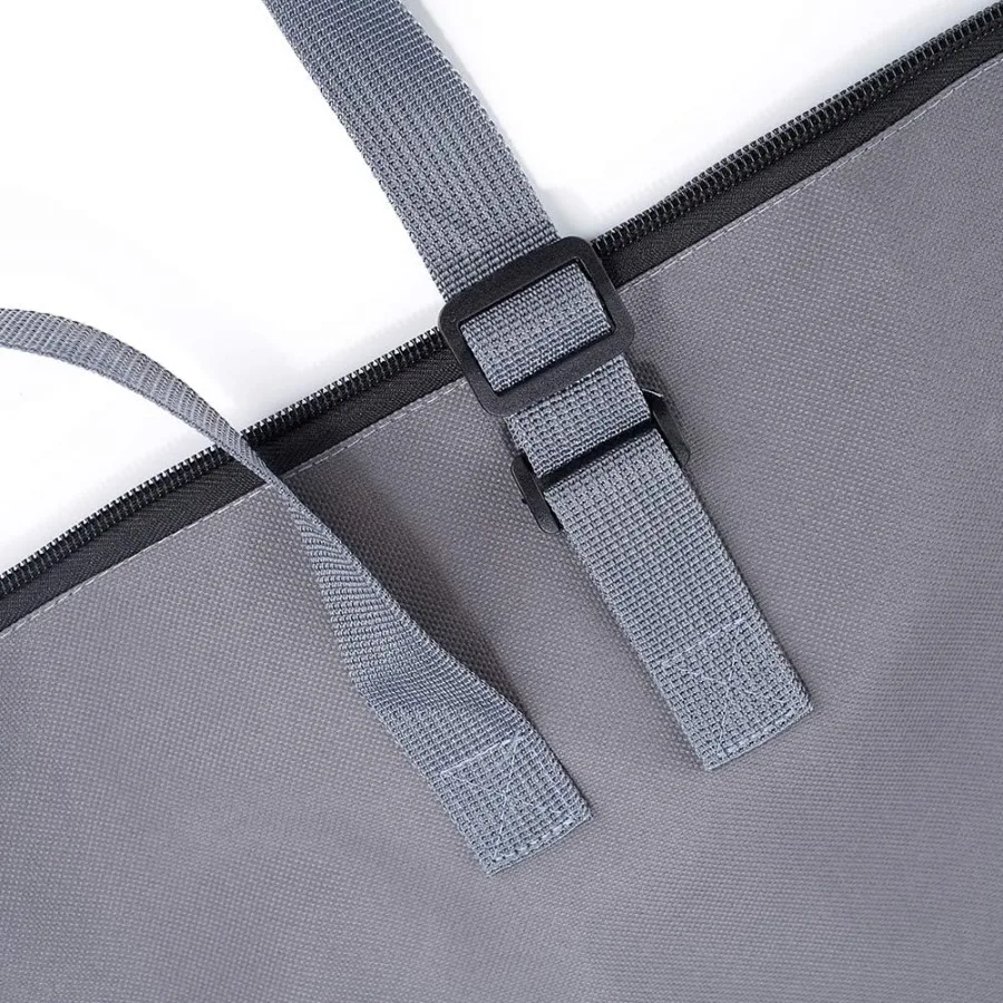 Borsa per portafoglio artistico di grandi dimensioni con tracolla in nylon 24X 36 Borsa portaoggetti leggera e impermeabile per poster, ideale per gli studenti