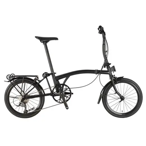 4OEM Brompton Bicycle Unisex 9 Speed Bicycle Lightweight Bike Pedal Bicycle Folding Bike