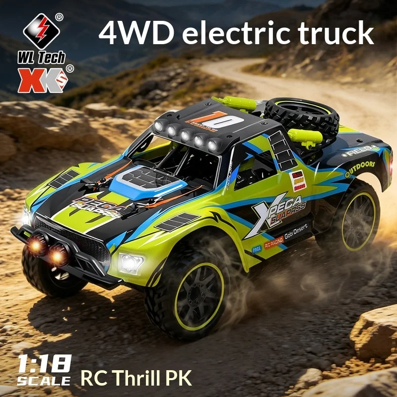 WLtoys 184017 1/18 4WD All-Terrain RC Car Full Proportion Fast Off Road Racing Vehicle Hobby Model For Adult Collectors