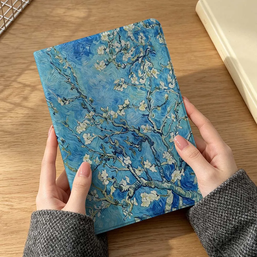 Plum Blossom Art Paint Case For Xiaomi Poco Redmi K Pad 5 6 7 7S 8 Mini SE Pro 11 12.1 12.5 11.2 14 8.8 inch Foldable Tablet