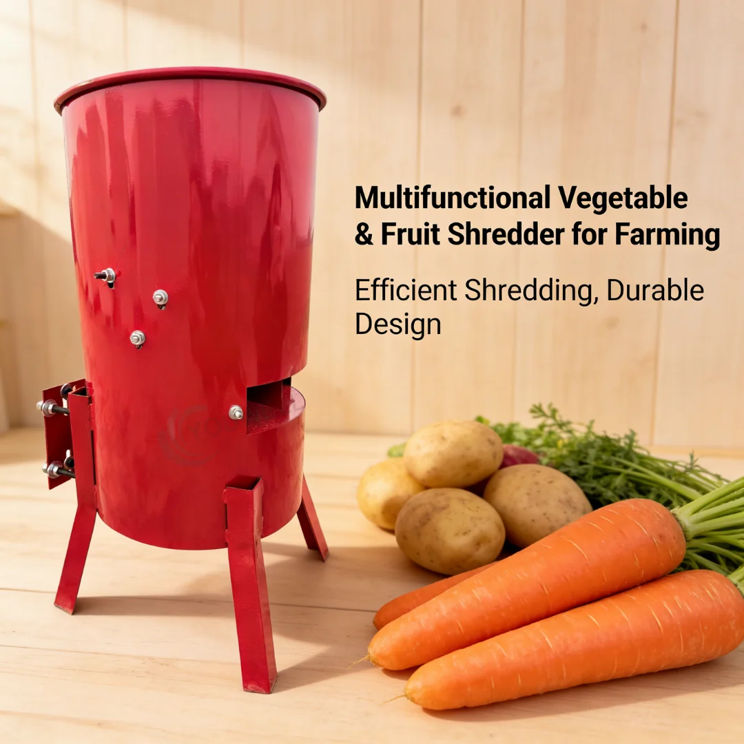 Multifunctional Electric Motor Vegetable Shredder For Farm Animal Feed High Efficiency Fruit Grinder With 1 Ton/H Capacity
