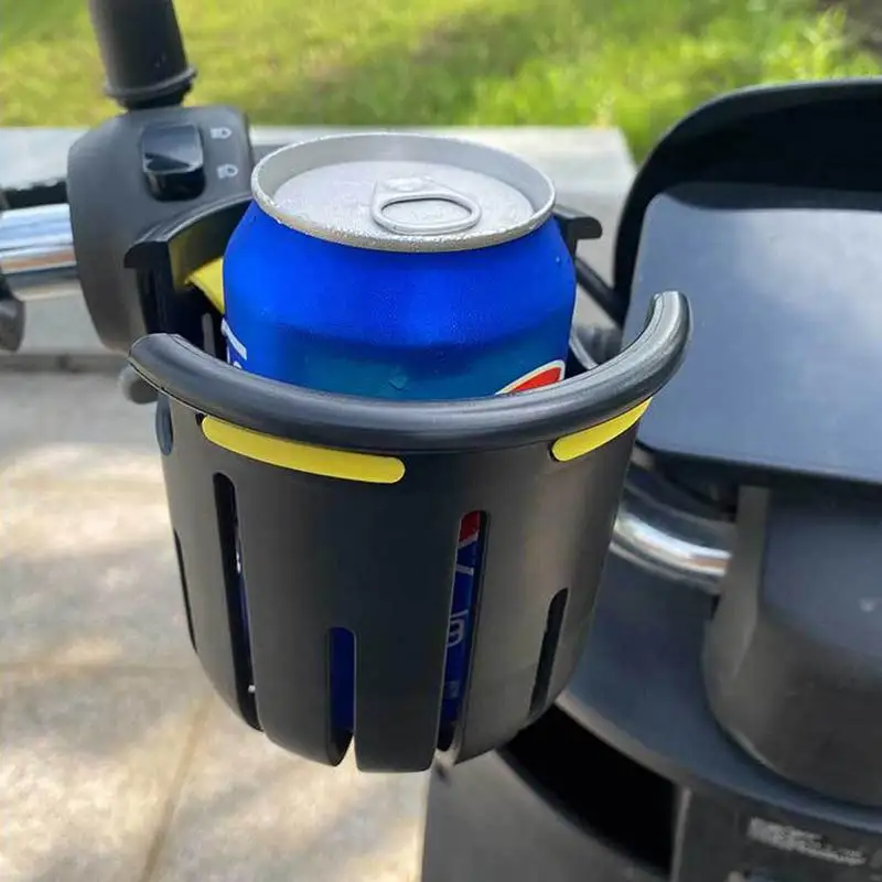 2-in-1 Universal Bike Phone Mount Cup Holder for Bicycles Adjustable Secure Grip for Smartphones Beverages Outdoor Cycling