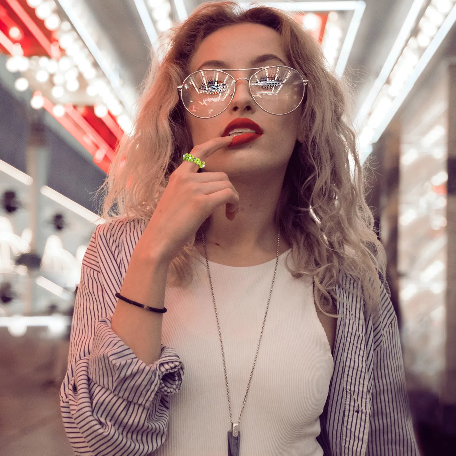 

15 шт. кольца с цветочными бусинами, ювелирные украшения для вечеринок и свадеб, для женщин и подростков, эстетичные кольца на палец