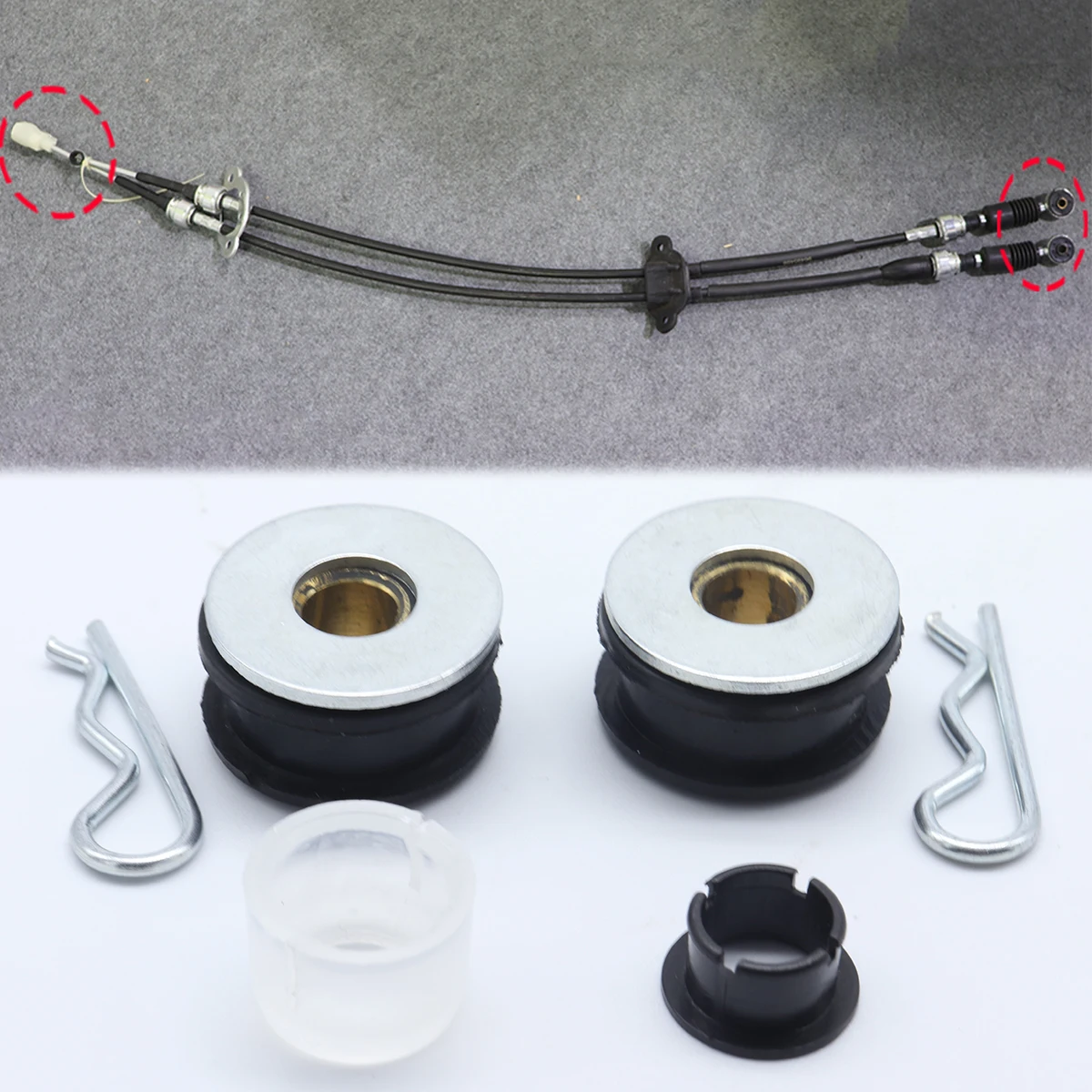 For Toyota Celica RAV4 Matrix Aygo Platz Echo Vitz Corolla Gearbox Shift Cable Linkage Bushing Shifter Lever Selector Rod Bush