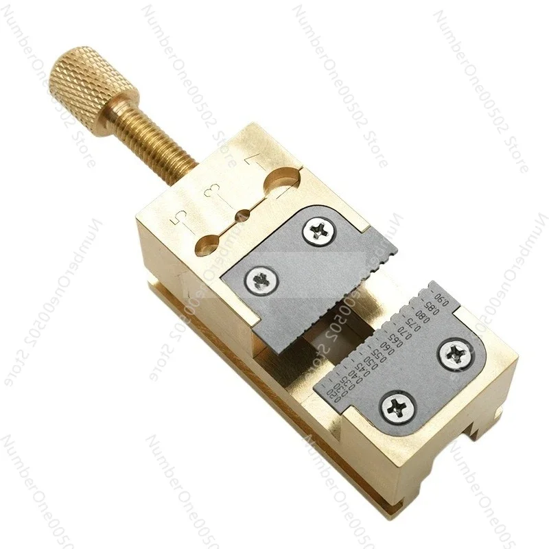 

Watch Repair Tool Kit with Brass Bench Vise Crown Wrench Balance Wheel Remover Hand Staff Press Tool for Watchmaker