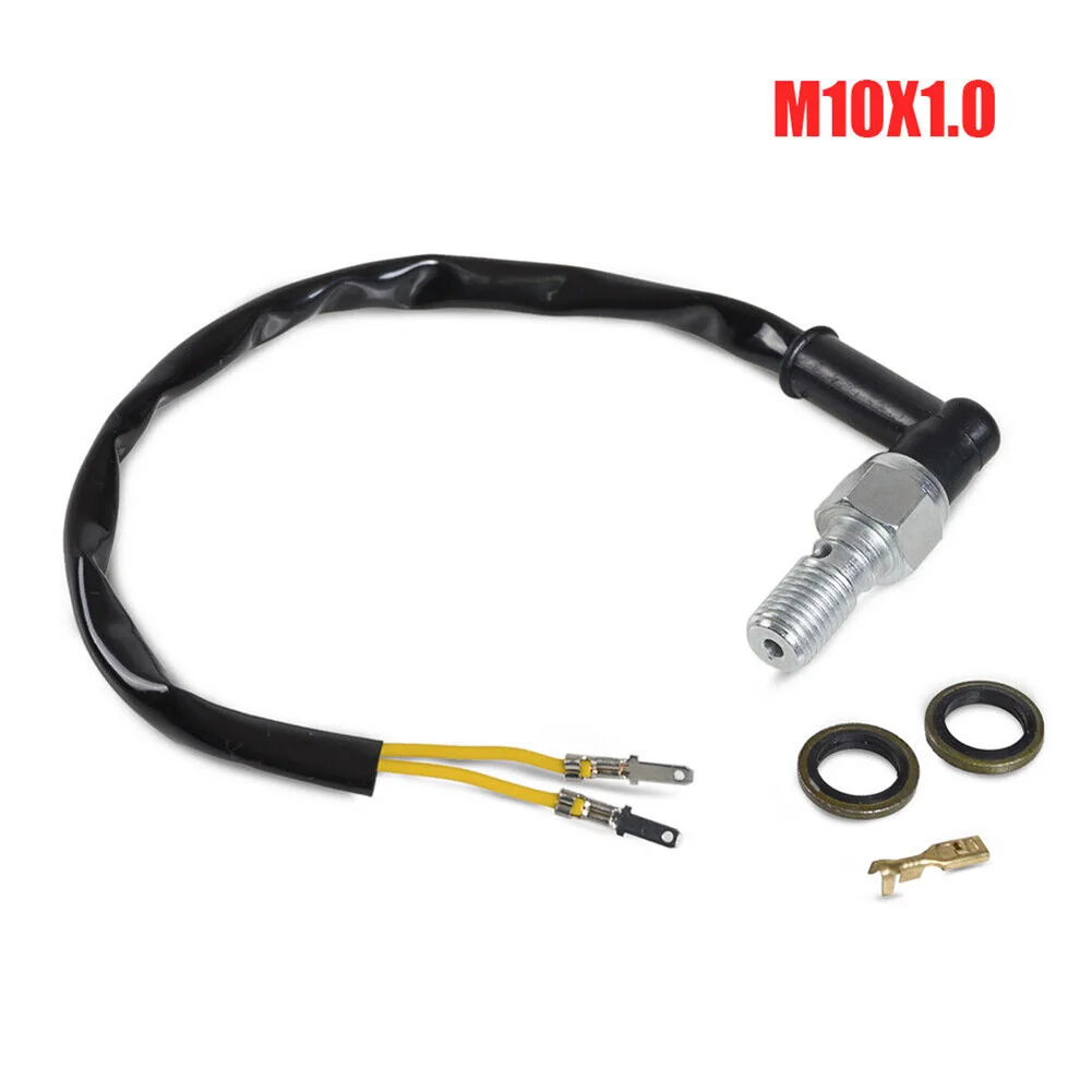 

Лидер продаж, переключатель стоп-сигнала, латунный комплект одиночных болтов-банджо с гидравлическим давлением M10x 1,00/1,25, замена мотоцикла