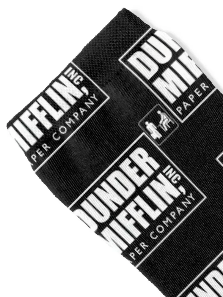 Dunder Mifflin black text Socks compression new year Stockings man Boy Child Socks Women's