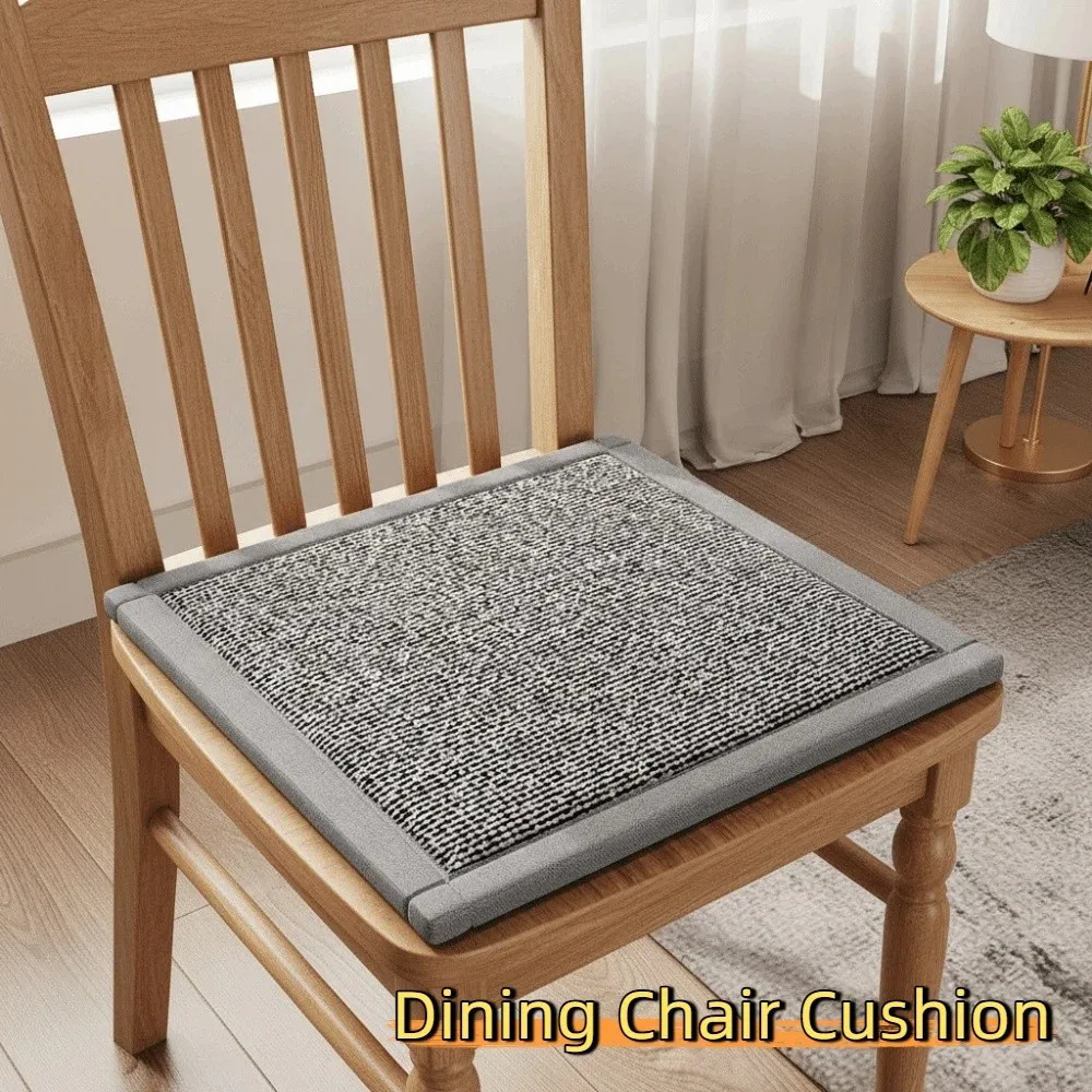 

Ergonomic Thickened Dining Chair Cushion Breathable Non-Slip Chair Pad Square Slow Rebound Seat Cushion Office Chair