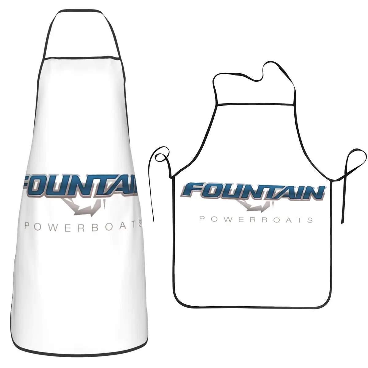 Fountain Of Youth Is Go Fast Boats Apron Chef Cooking Tablier Waterproof Bib Kitchen Cleaning Pinafore for Women Men Painting
