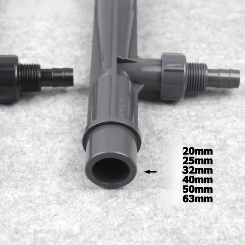 Irrigation Venturi Fertilizer Injector Male 3/4 1/2 1
