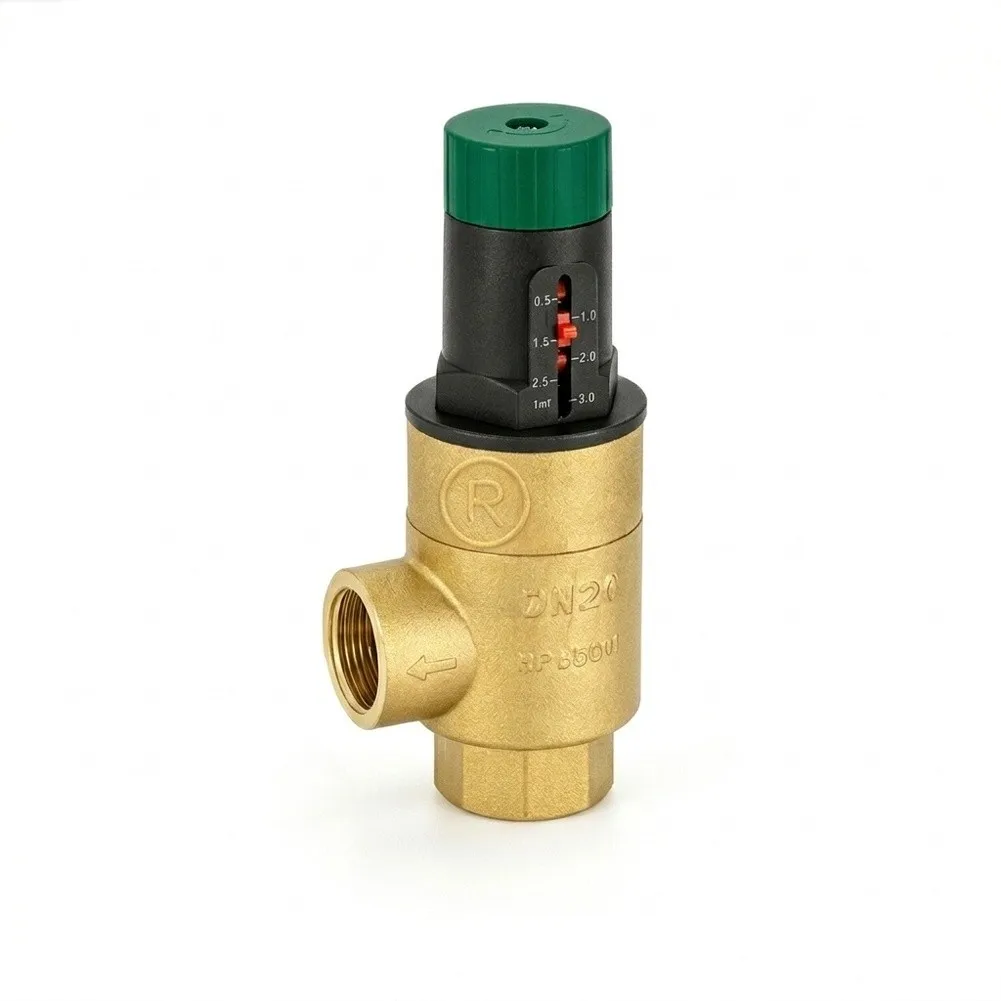 Visual Adjustment Valve Differential Pressure Valve For Smooth System Operation Solid Brass Casting Thickened Body Design