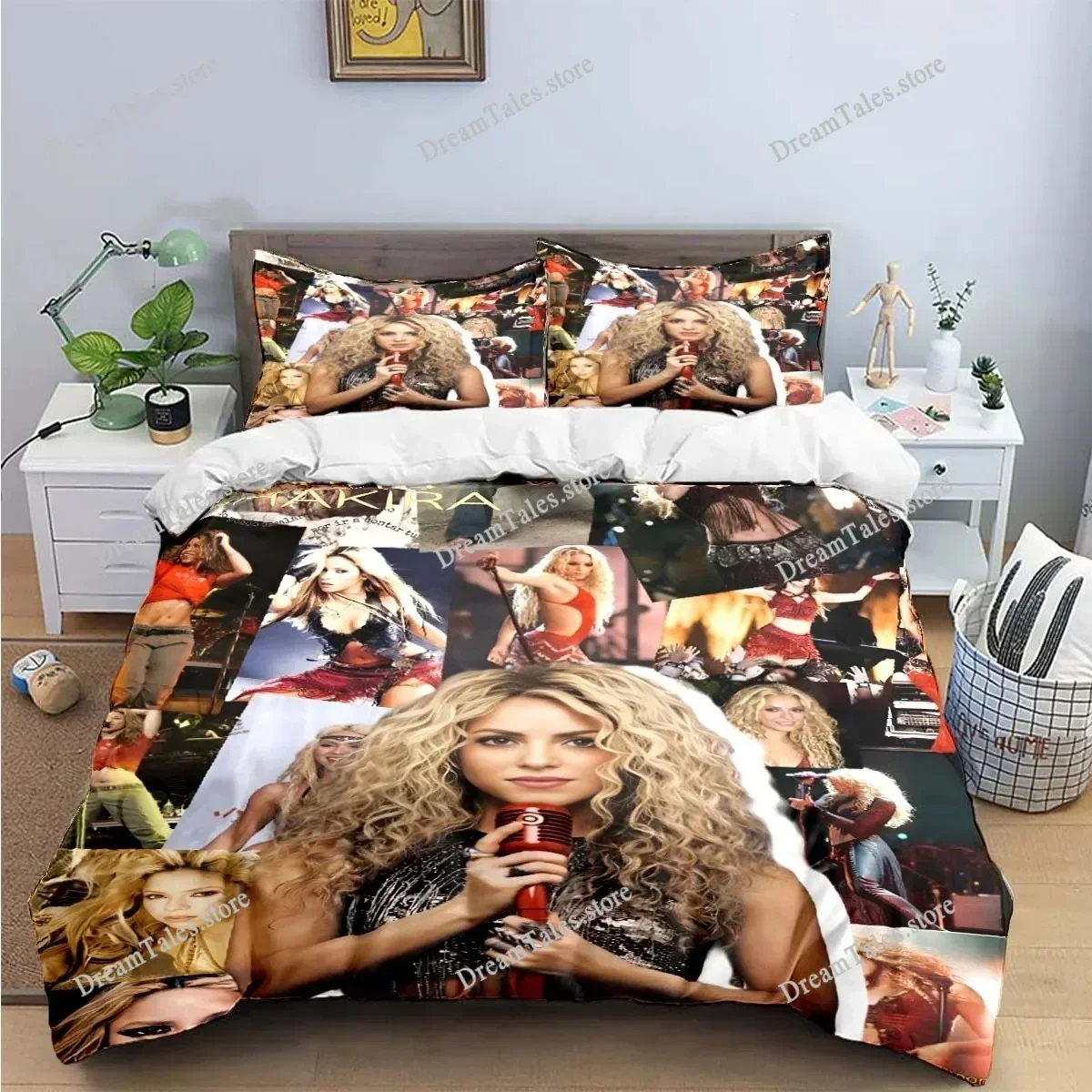 

Colombia Pop Female Singer S-Shakira Pattern Bedding Sets Bed Supplies Set Duvet Cover Bedding Set Luxury Gift Home Textile02996