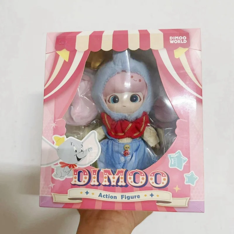 Anime Figure Dimoo Holiday Rabbit Action Doll 14cm High Bjd Doll Bear Handmade Model Dolls Action Figures Collectible Toy Gifts