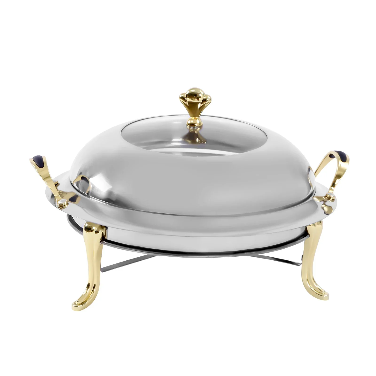 Set di scaldavivande per catering in acciaio inossidabile da 28 cm, scaldavivande per feste a buffet da 3,17 QT