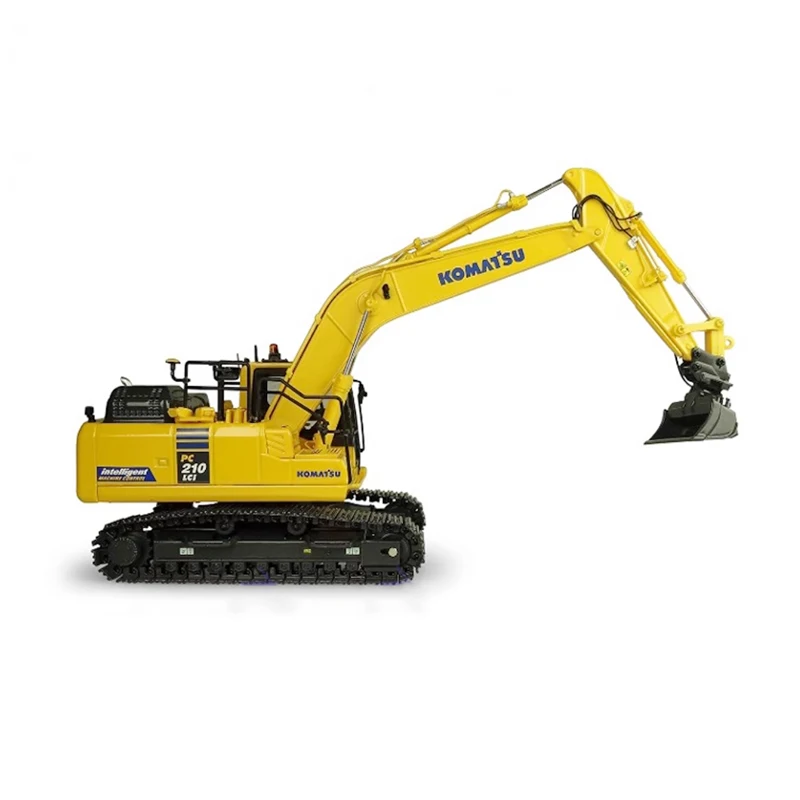 Uh 8123 diecast escala 1:50 komatsu PC210LCi-11 escavadeira liga modelo de veículo de engenharia adulto hobby coleção lembrança exibição
