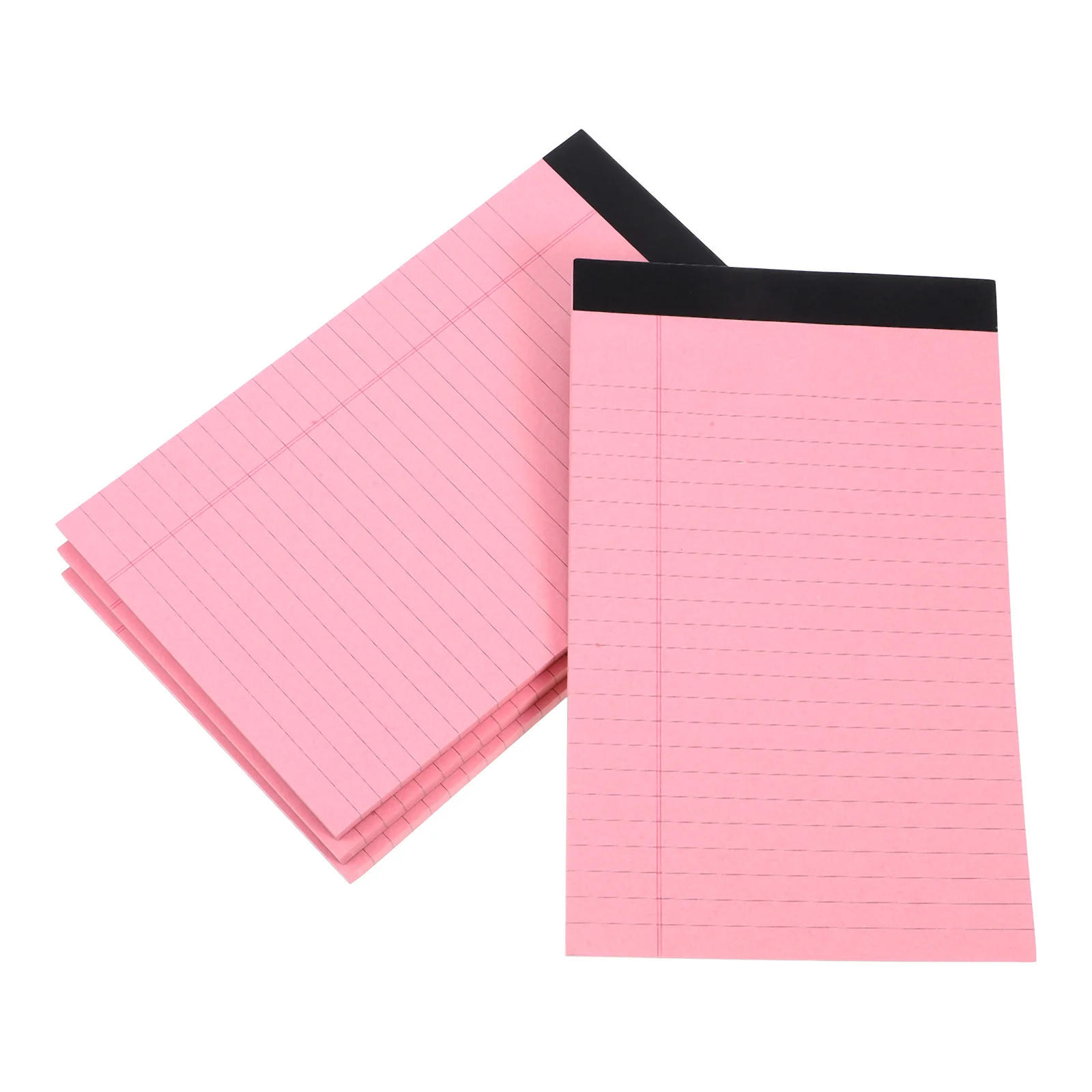 

4 Pcs Legal Notepads Wide Ruled Paper Convenient Notebooks Office Supplies Pocket Size Simple Style Long Term Use