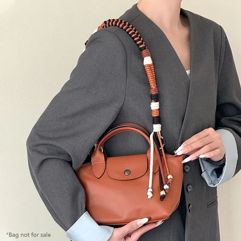 2026 Woven Bag Strap For Brand Xtra High-grade Bag Shoulder Strap Durable Bag Belt Underarm Bag Replacement Accessories