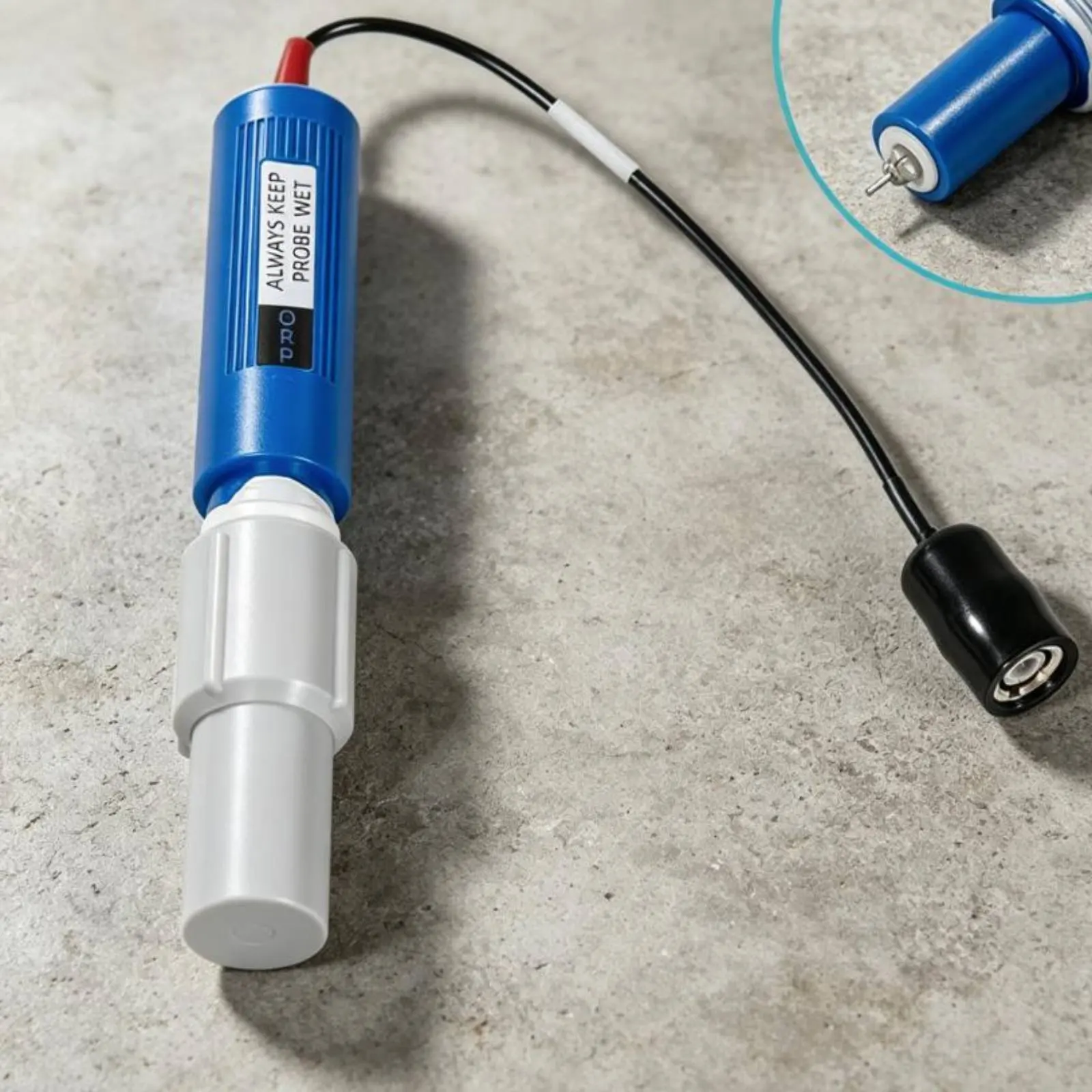 

ORP Replacement Sensor Easy to Install ORP Sensor Oxidation Reduction Potential Electrode BNC Q9 Connector Long Wire for Pool