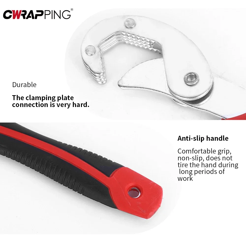 Multifunctional Wrench Spline Bolt Adjustable Portable Torque Ratchet Oil Filter Repair Pipe Wrench for Home Kitchen Car Tools image 2