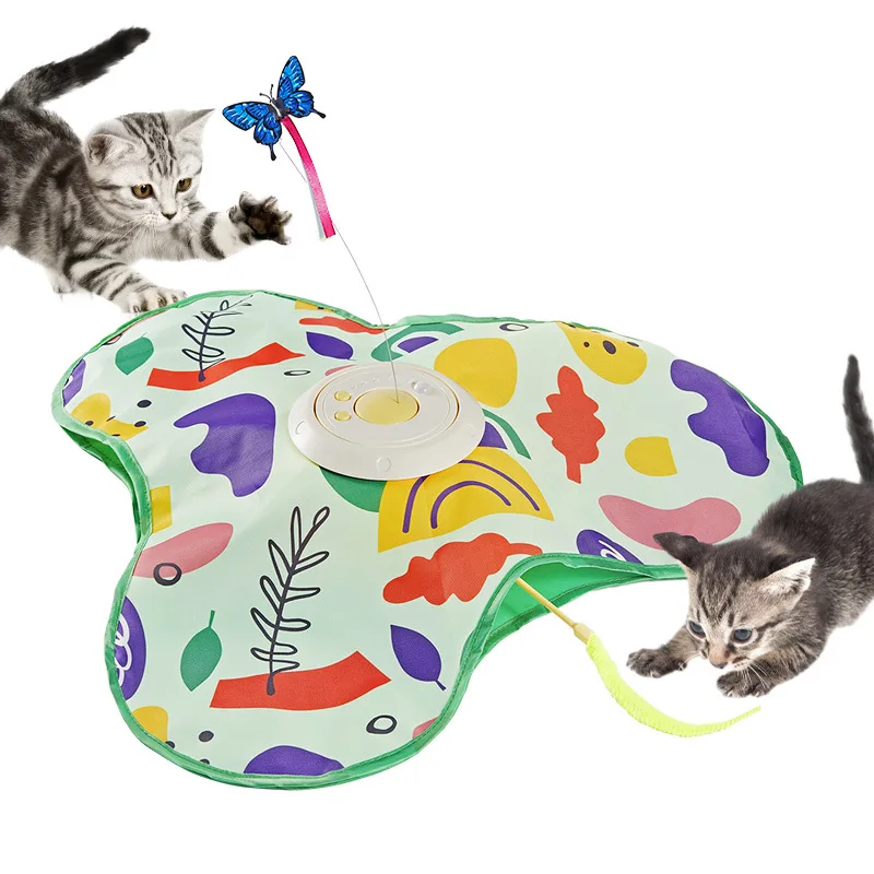 Smart Cat Toys Thermal Sensing Should Start Automatically Electric Cat Hunting Game Cover Rotation Self Fun Relieving Boredom