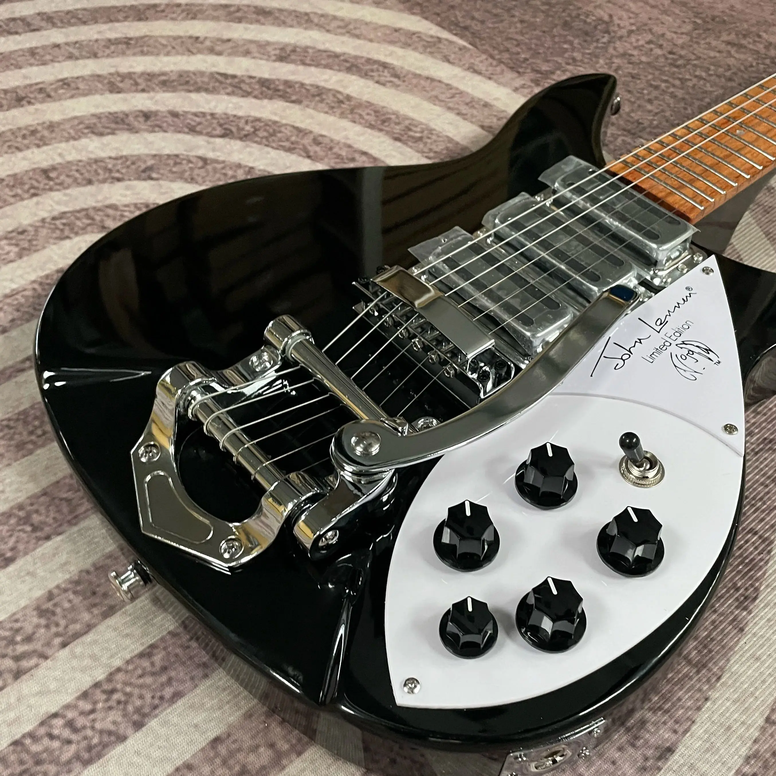 325 Model Johnlennon Electric Guitar with HHH Chrome Hardware Onside brand Free Ship