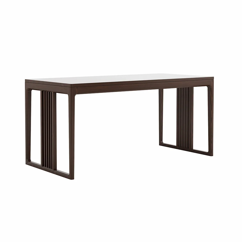 & Recuperate Sanatorium Chinese Style Calligraphy Painting Table Modern Design Wooden Simple Leisure Hospital Furniture Table