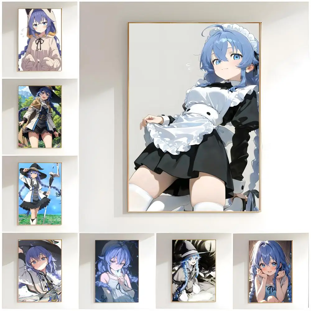 fantasy anime Mushoku Tensei Jobless Reincarnation Poster Classic Wall Art  Home Decor  Peel and Stick Unframed