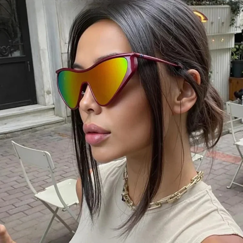 

New Fashion Cat Eye Sunglasses Women Oversized Outdoors Sunshade Sexy Big Frame Ladies Goggle Sun Glasses Shades Uv400 Eyewear