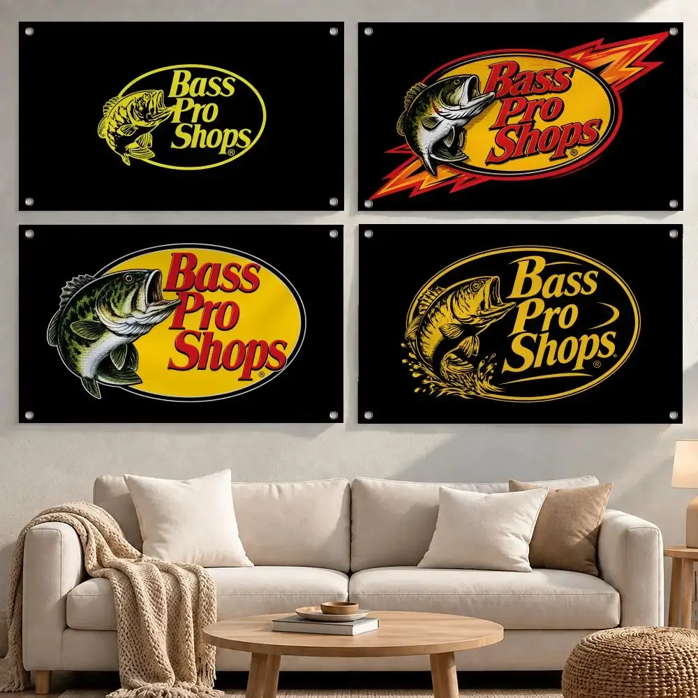 Brand Bass Pro Shops Flags wall flag fabric hanging flag room decor apartment living room photo corner