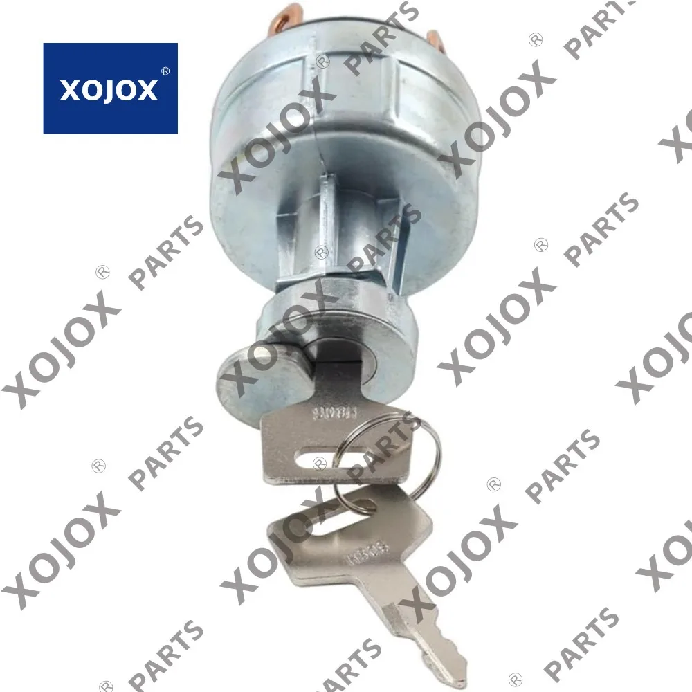 

XOJOX Cnniko2 1700100072 Ignition Switch With Key 1700100023, 1700100052 Silver Metal For Takeuchi Excavator TB175 TB228 TB235