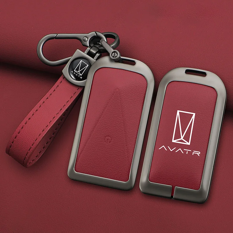 

Car Key Case for Avatr 07 11 12 E16 Max Car-Styling Remote Decoration Cover Shell Keychain Holder Fob Bag Interior Accessories