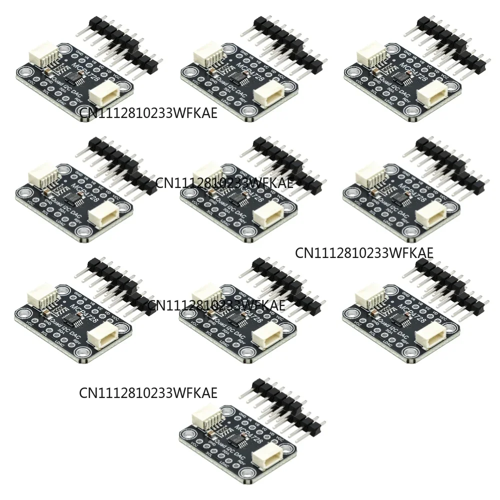 MCP4728 Quad DAC outputs with EEPROM module compatible with STEMMA QT Qwiic