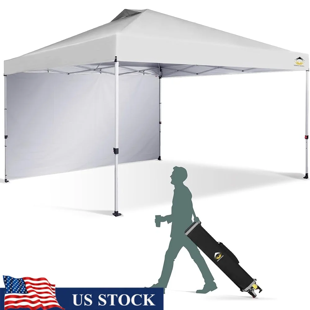

12x12 Pop Up Canopy Tent Instant Setup Commercial Grade 150D Fabric Removable Sidewall Water Resistant UV Protection Portable