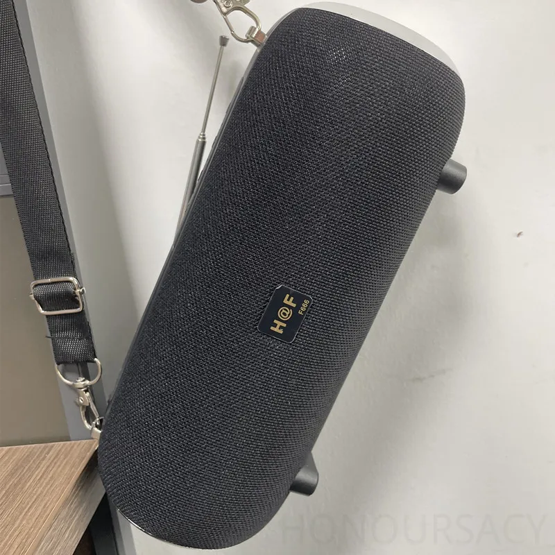 

HIFI стерео Bluetooth-колонка, портативная беспроводная FM-радиостанция, уличная водонепроницаемая стереосистема с объемным звучанием и сабвуфером для AUX, USB, TF-карты