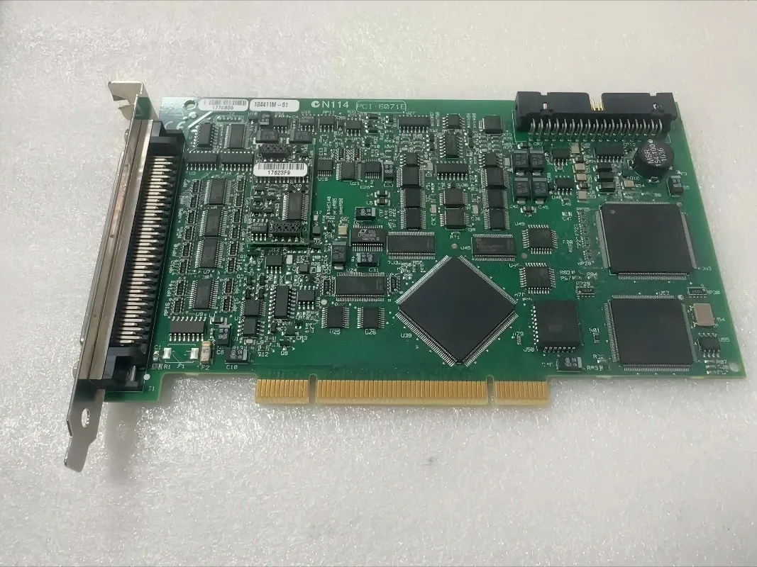 Second-hand test OK For NI 12-bit 64 Analog Input multi-function Acquisition Card PCI-6071E