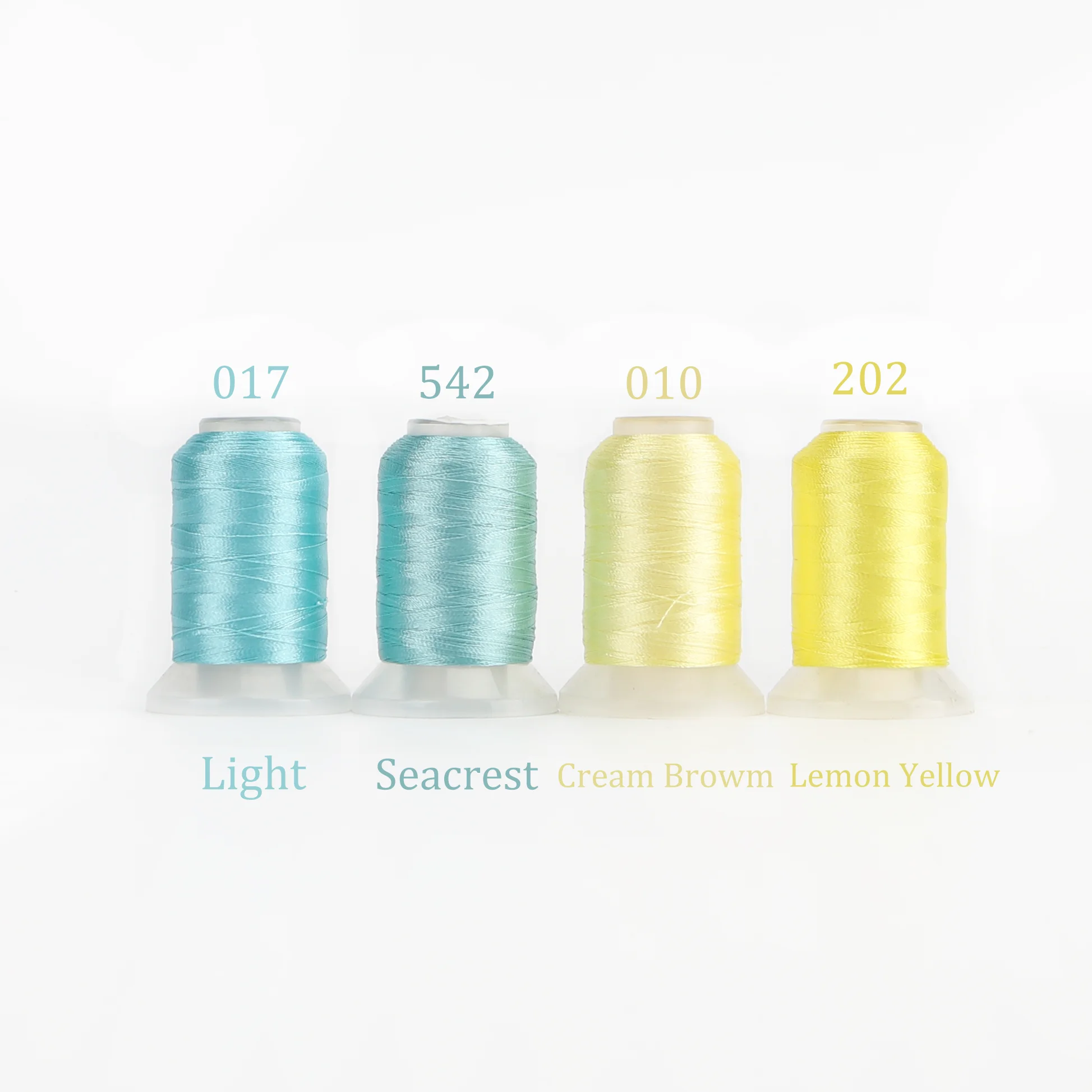 4/5 Brother Kleuren Set Premium Polyester Borduurgaren 500 Meter Elke Spoel Voor Brother Babylock Janome Singer Thuis Machine