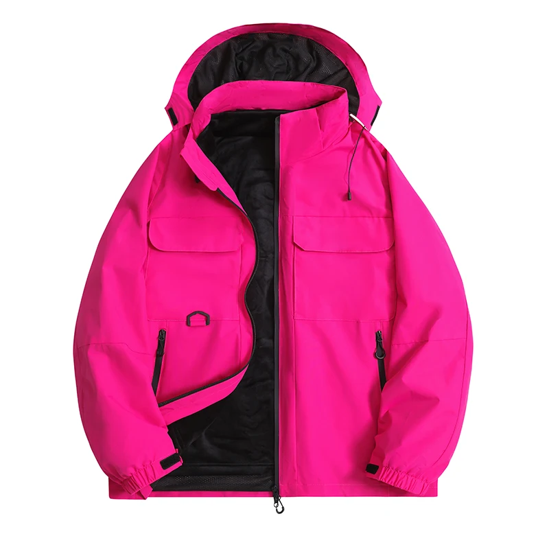 

Outdoor Cycling New Unisex Three in One Waterproof Windproof Warm Jacket for Autumn Winter Soft Feelings and Versatile Jacket
