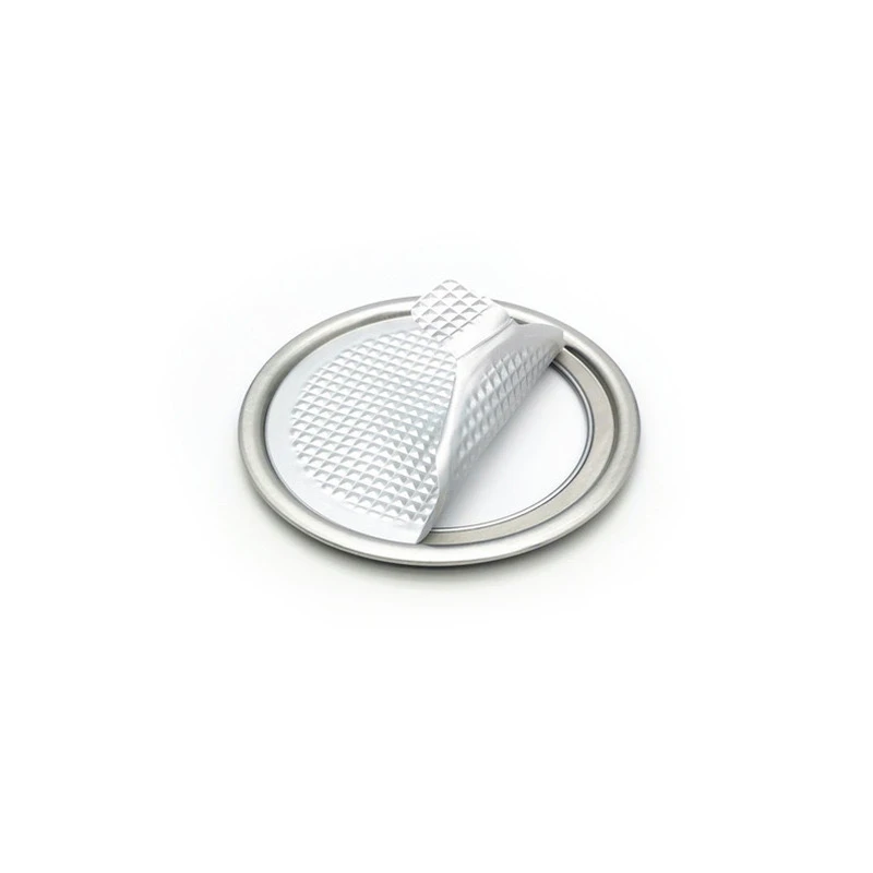 100pcs Aluminum Pull Ring Lid Beverage Soda Drink Can Lids 206#57MM Easy Open Tear Cover