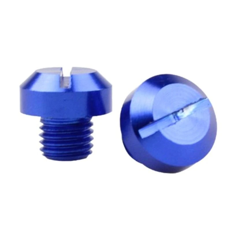 

652F 2Pcs Motorcycle Rear View Mirror Hole Plugs Screws Rearview Mirror Holder Anti-Rust Accessories Universal