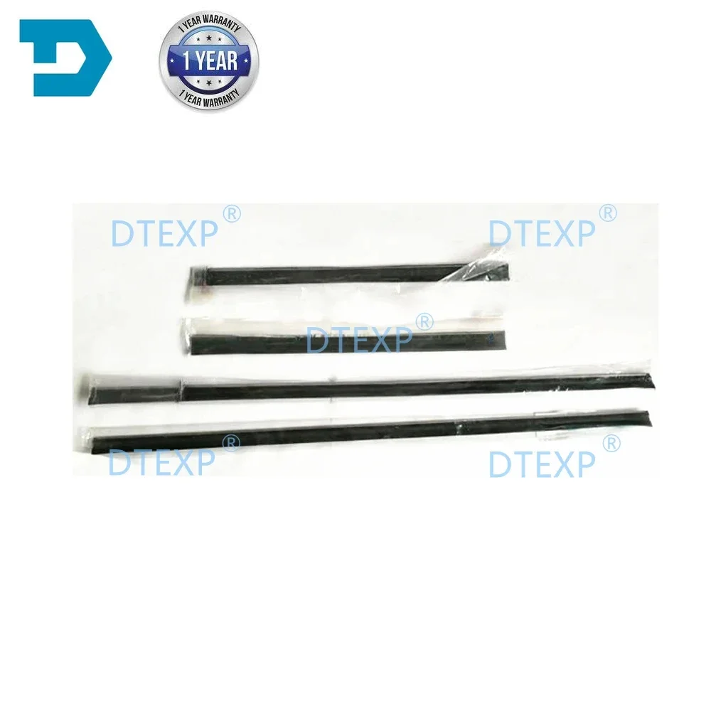 4 Pieces Out Glass Rubber for Pajero Mini H60 MR351775 Weather Strip for Montero Pinin MR365451 Moulding for Shogun H70