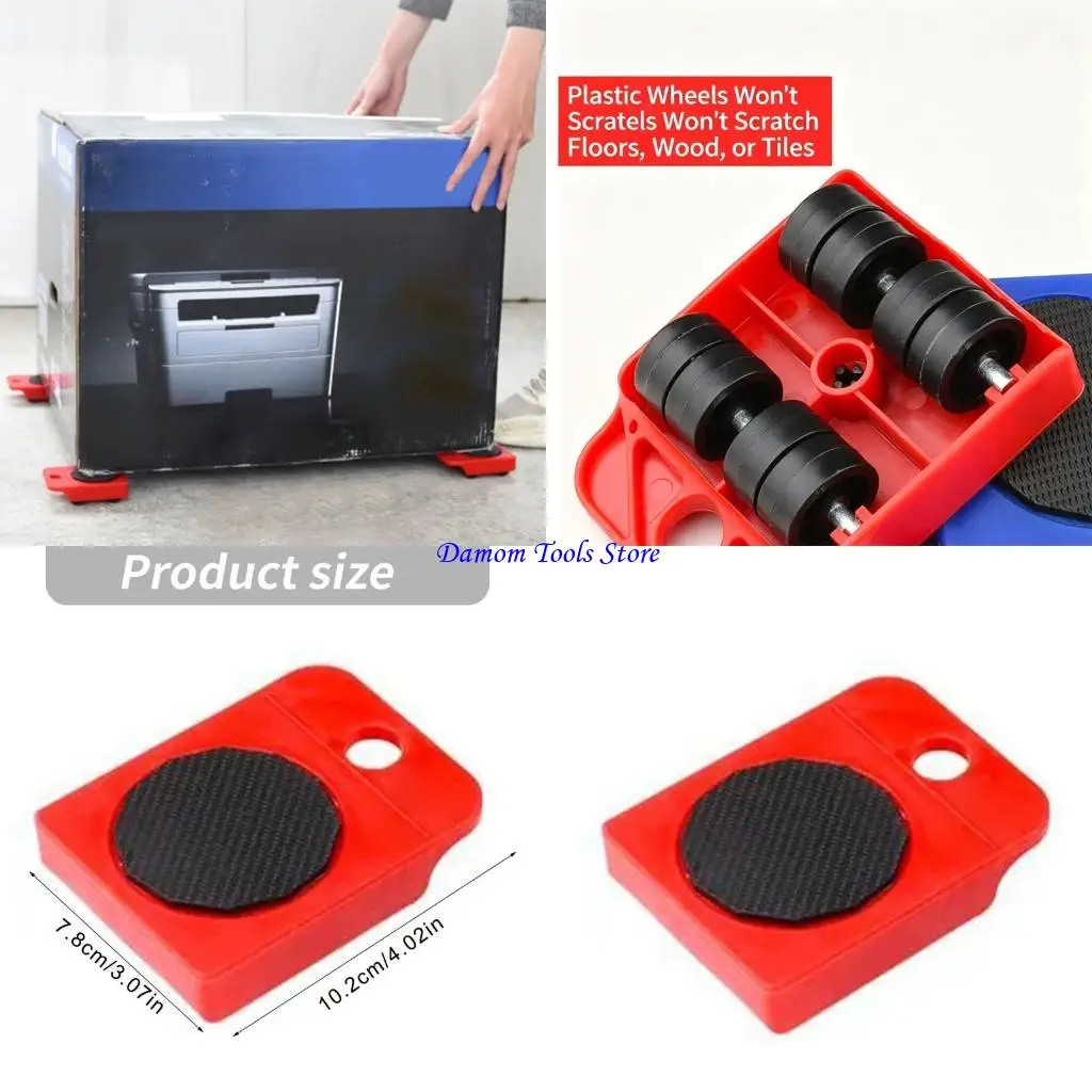 57BE Fast Release Design Moving Rollers Not Slip Base for Hassle Easy Assembly & Use