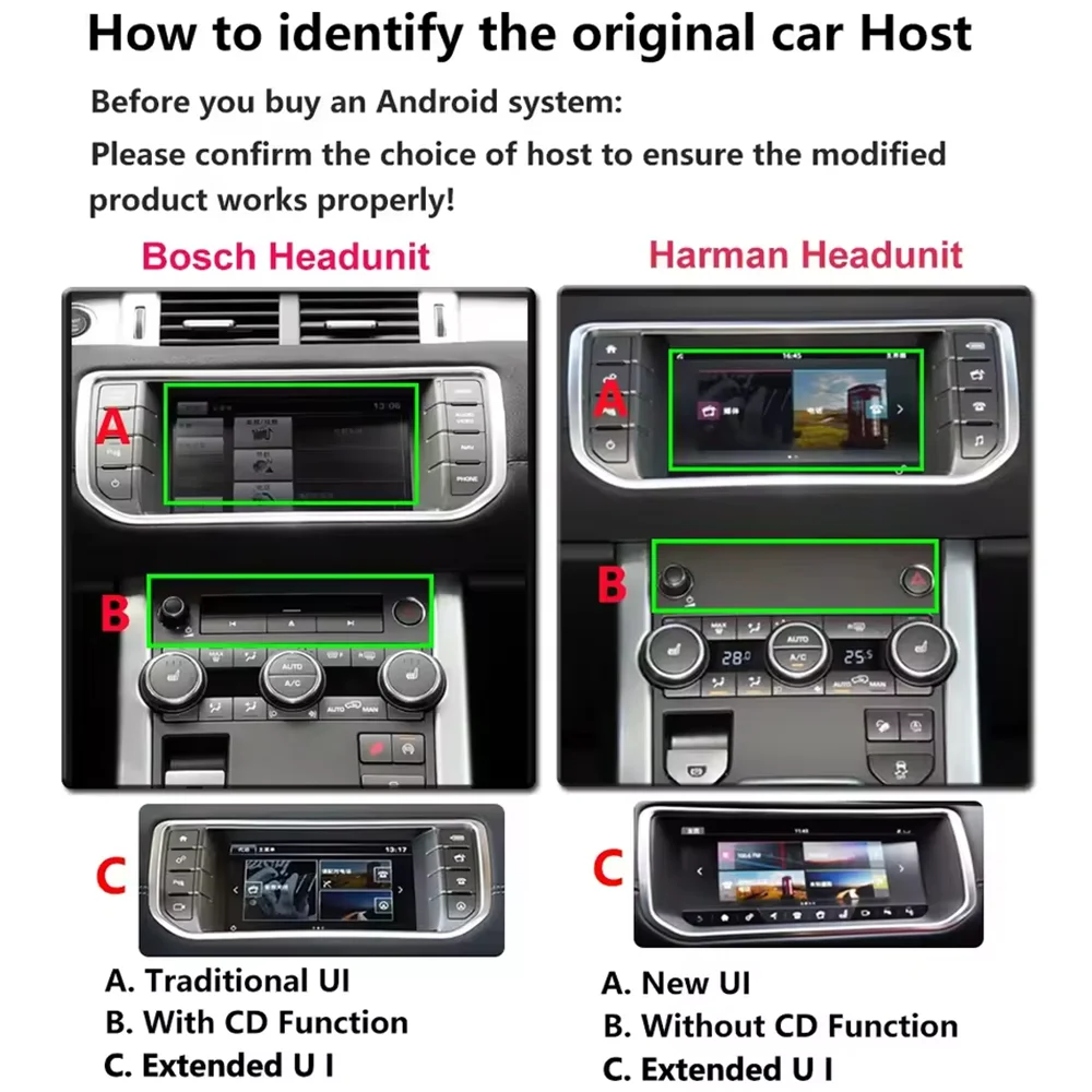 10.25 Inch Car Radio For Range Rover Evoque 2011-2018 Android 13 Intelligent systems Multimedia Video Player Carplay Navigation