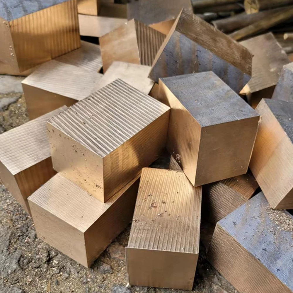 1 шт. нож DIY материал бронзовый блок пластина 50*50*10 мм медный лист на заказ