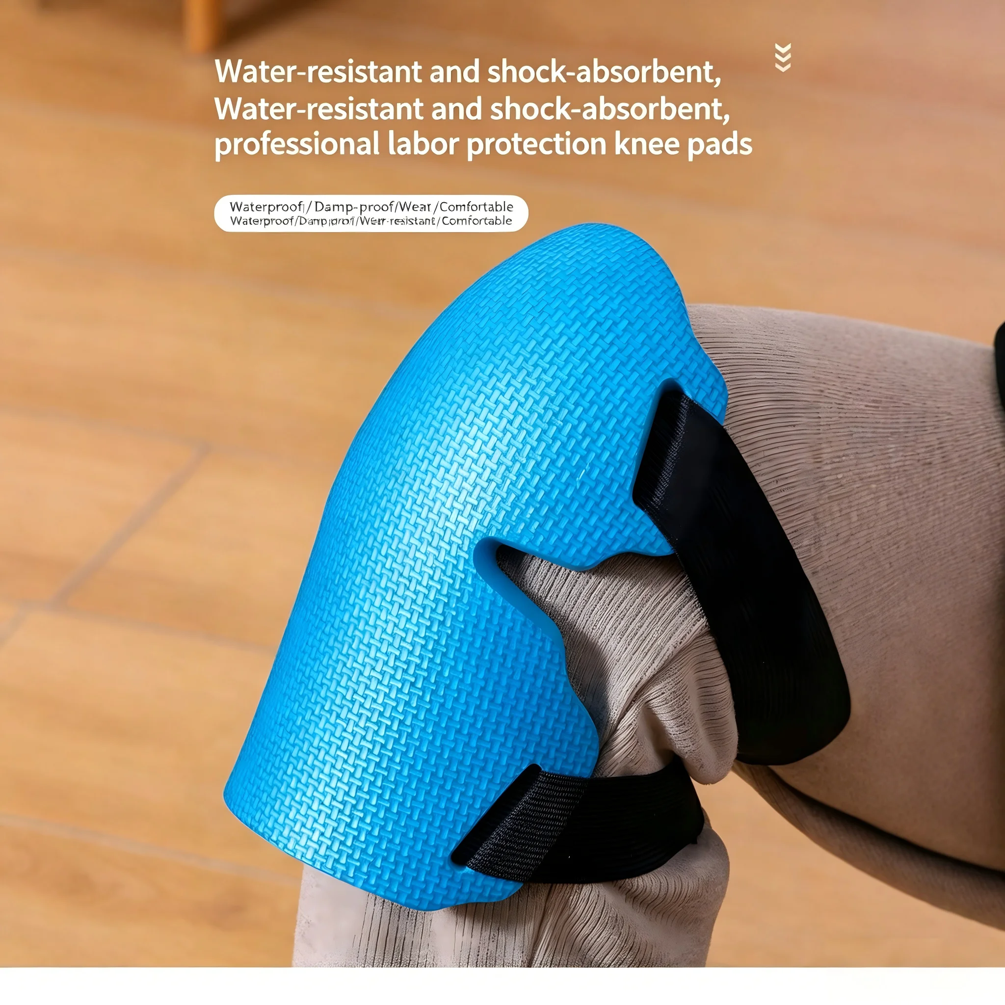 Extra Thick Foam Gardening Knee Pads for Women Men, Heavy Duty Knee Protectors with Adjustable Straps for Roofing Floor Work image 5