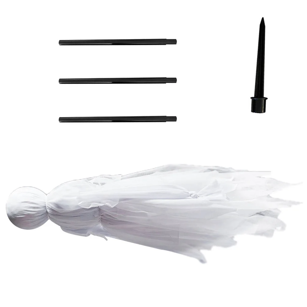 

1pc Halloween Witch Stake Light Simulated Scary Garden Lamp Decorative Outdoor Floor Insert For Party Haunted House Decoration