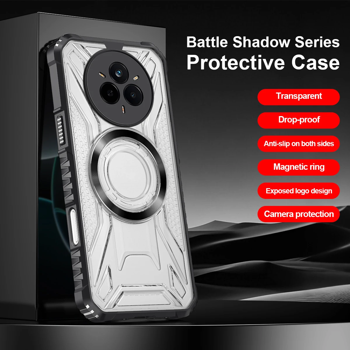 حافظة مغناطيسية مقاومة للصدمات لهاتف Realme 14 Pro Plus Realme 14 Pro + Magsafe حافظة مدرعة للشحن اللاسلكي على المستوى العسكري #1