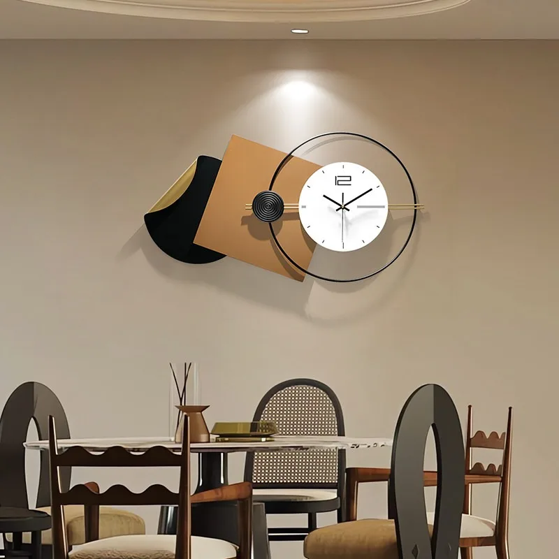 

Nordic Office Luxury Classic Wall Clock Kitchen Modern Decor Art Wall Clock Minimalist Living Room Big Size Home Decor Furniture