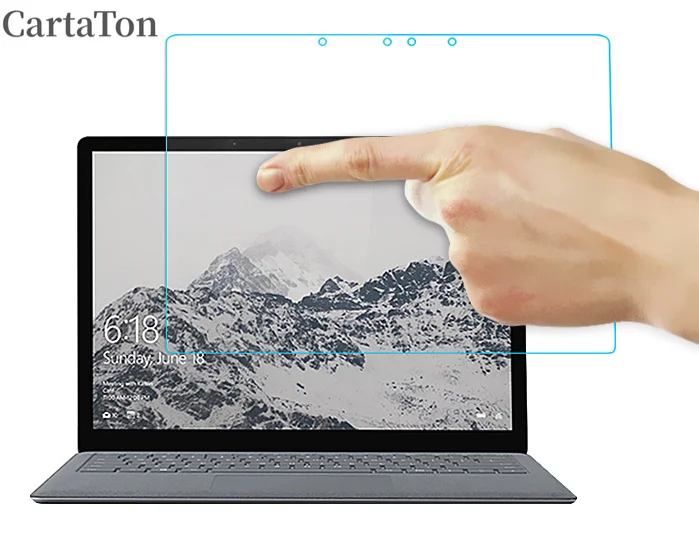 Novo 2 pçs/lote anti-reflexo fosco pet protetor de tela para microsoft surface portátil 3/4 13.5 polegadas anti-impressão digital guarda capa filme